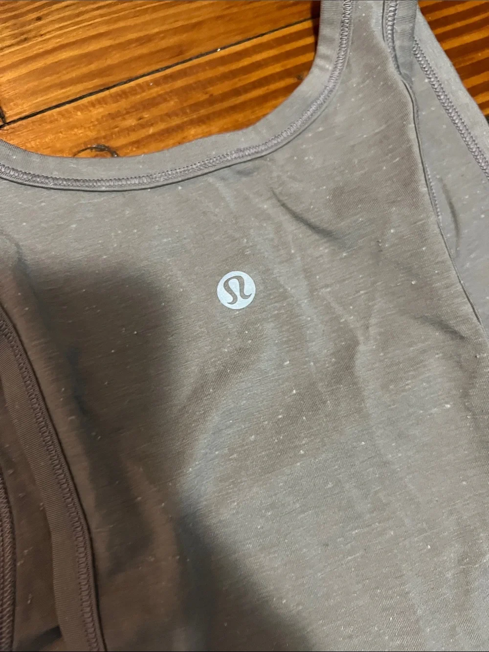 LULULEMON split back tank top workout yoga open back size M 8